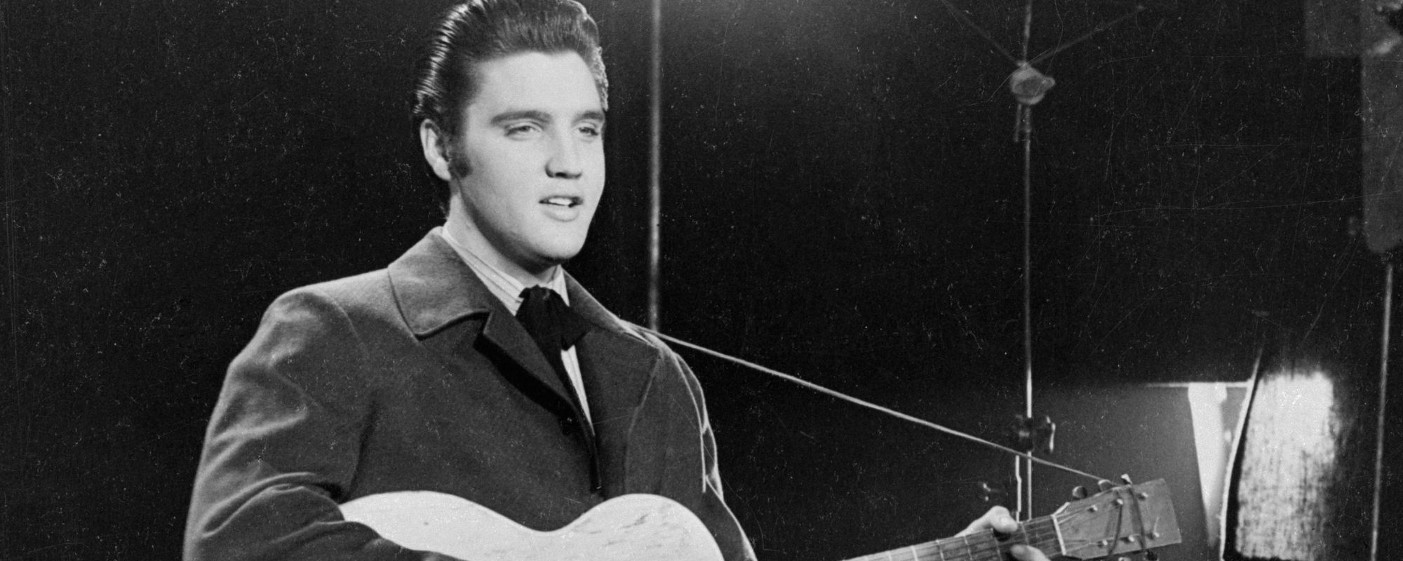 Elvis Presley performing