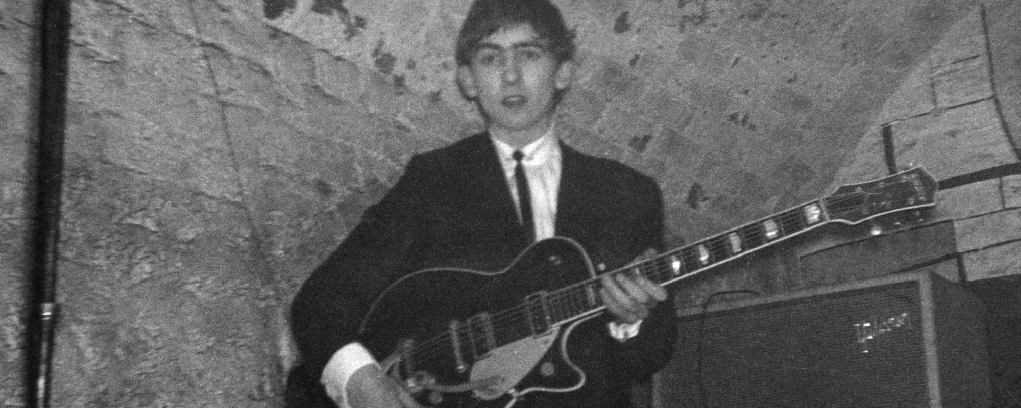 George Harrison performing