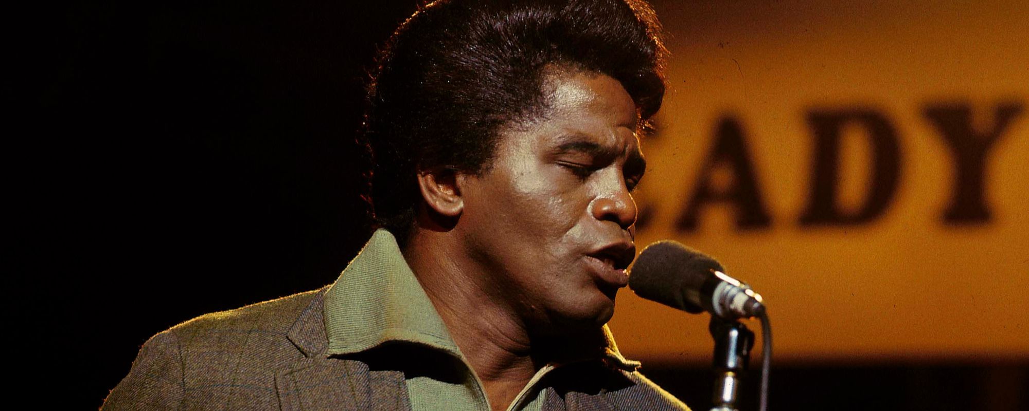 James Brown performing