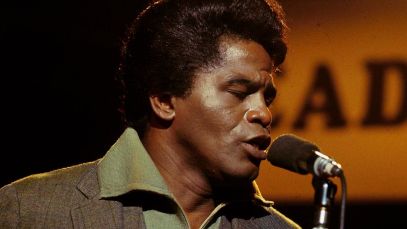 James Brown performing