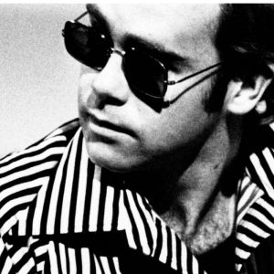 Elton John performing