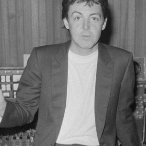 Paul McCartney in studio
