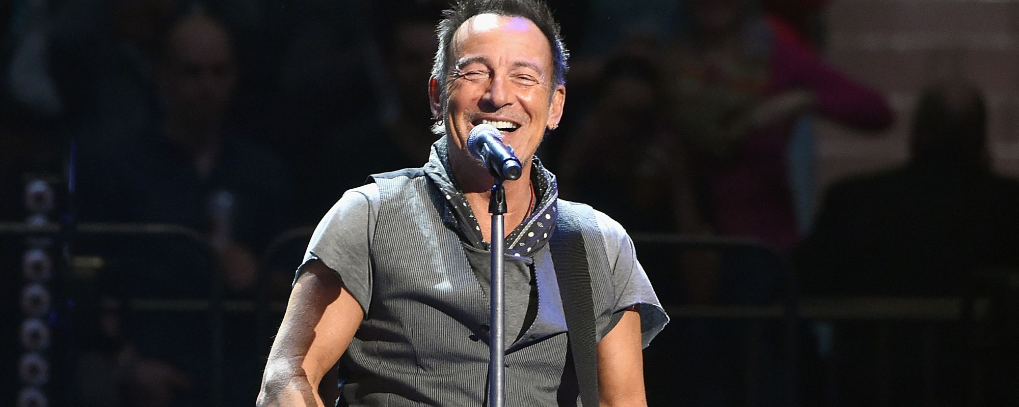 Bruce Springsteen performing