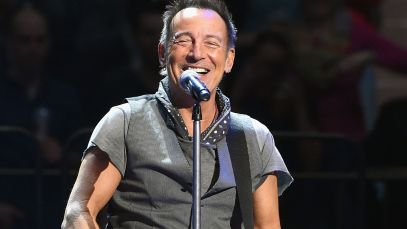 Bruce Springsteen performing