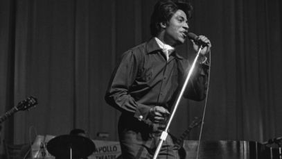 Little Richard performing with band that also included Jimi Hendrix
