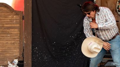 Watch Gavin Adcock Fall off the “Deep End” During Canada Show