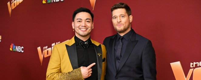 Sofronio Vasquez and Michael Bublé