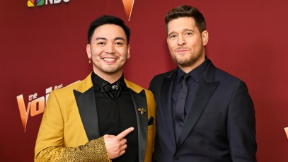 Sofronio Vasquez and Michael Bublé