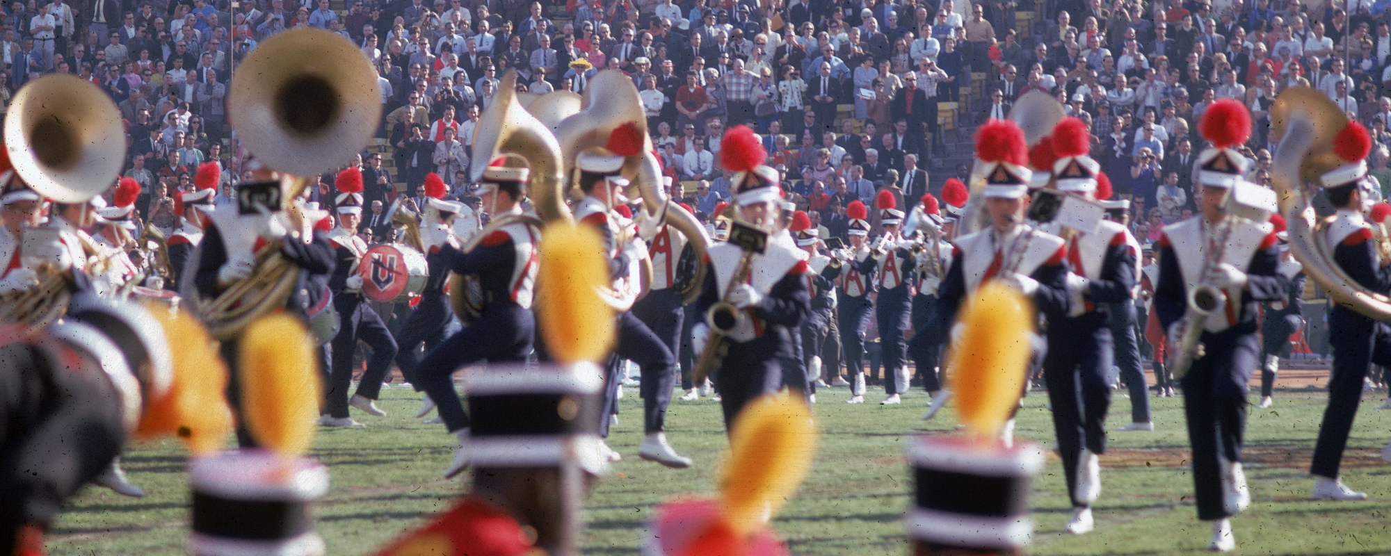 A Brief History of the Super Bowl Halftime Show—From a College Marching Band to Bad Bunny