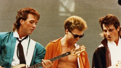 Spandau Ballet Perform At Live Aid In London