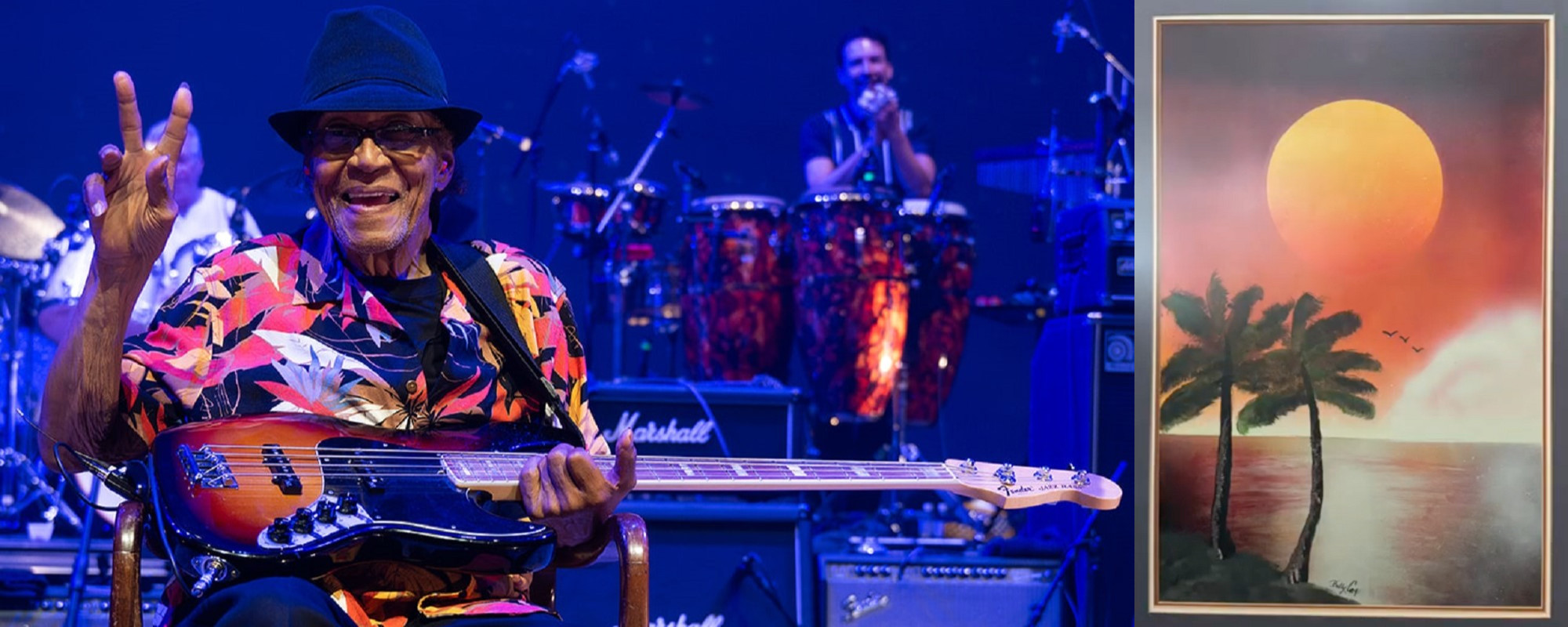 Jimi Hendrix Bassist Billy Cox Donating Hendrix-Inspired Painting to Charity Auction Aiding Maui Wildfire Victims