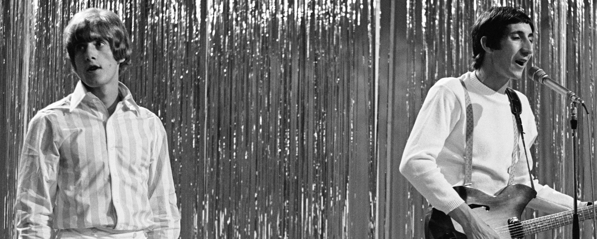 Roger Daltrey and Pete Townshend performing