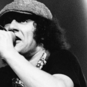 Brian Johnson performing