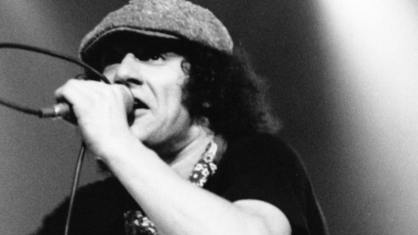 Brian Johnson performing