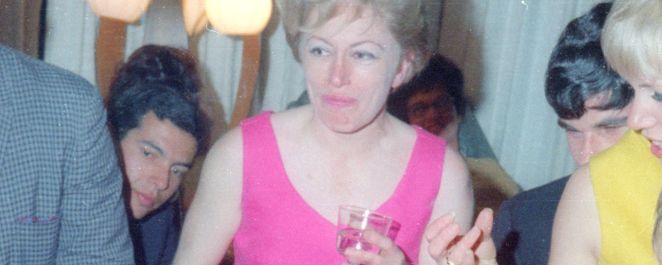 Carol Kaye at a party