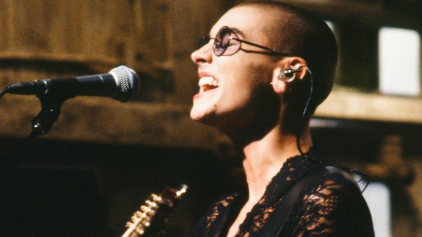 Sinead O'Connor performing on SNL