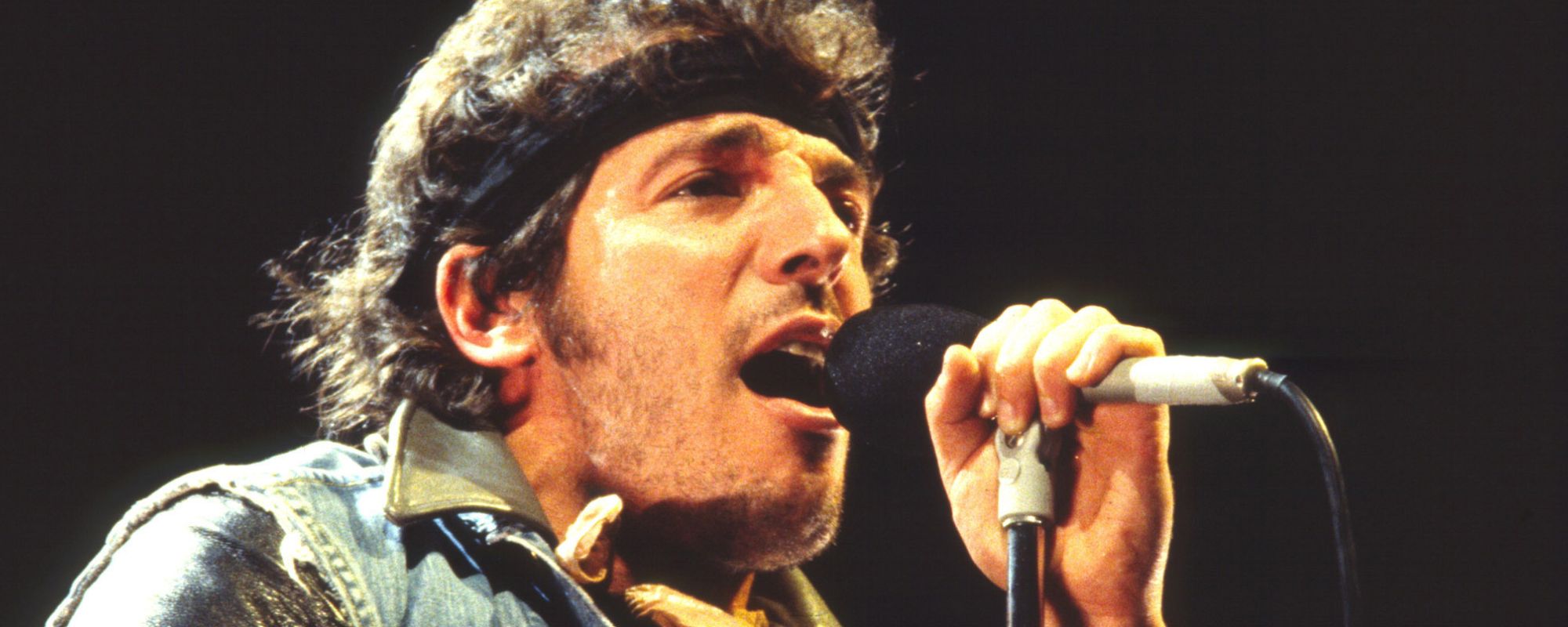 Bruce Springsteen performing