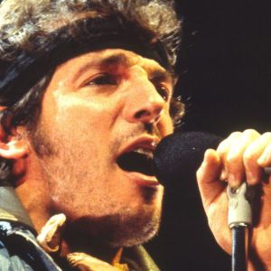 Bruce Springsteen performing