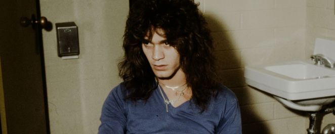 Eddie Van Halen backstage