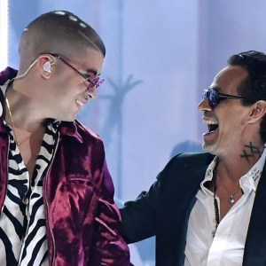 Bad Bunny and Marc Anthony
