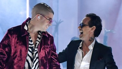 Bad Bunny and Marc Anthony