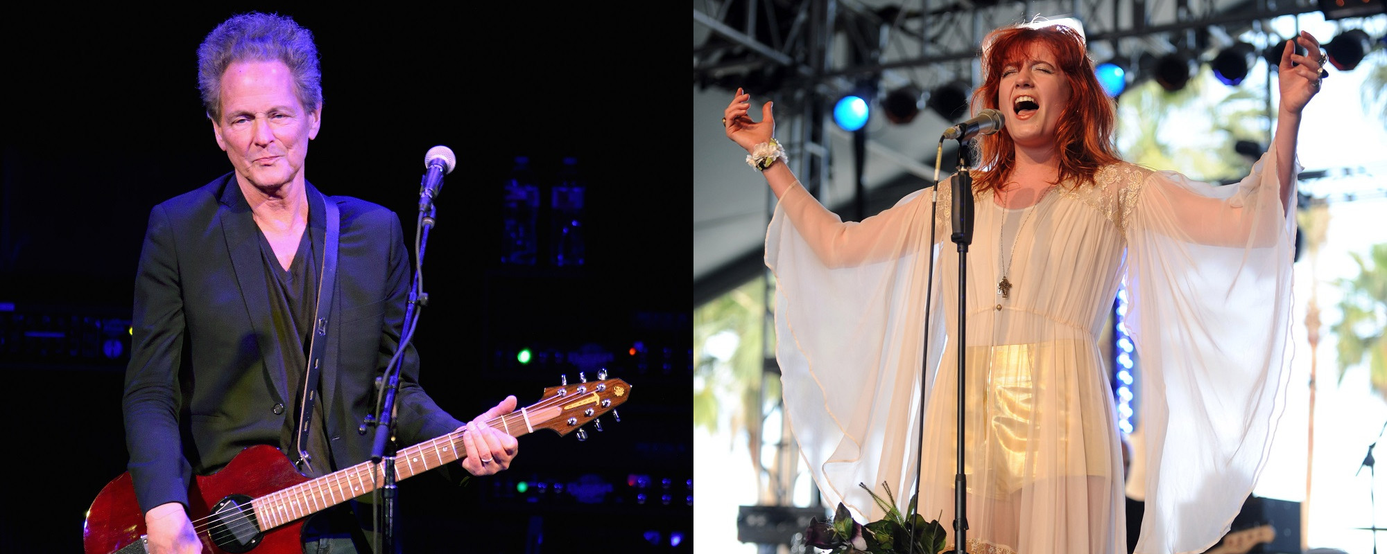 Watch Lindsey Buckingham’s Reaction to Florence + the Machine’s 2010 Performance of the Fleetwood Mac Classic “The Chain”