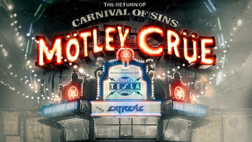 Mötley Crüe Set to Celebrate Its Carnival of Sins Tour’s 20th Anniversary with Expansive 2026 Trek Featuring Tesla and Extreme