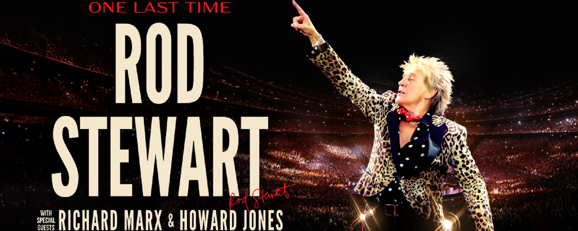 Hot (Tour) Legs: Rod Stewart Announces New 2026 US Concerts Featuring Opening Acts Howard Jones and Richard Marx