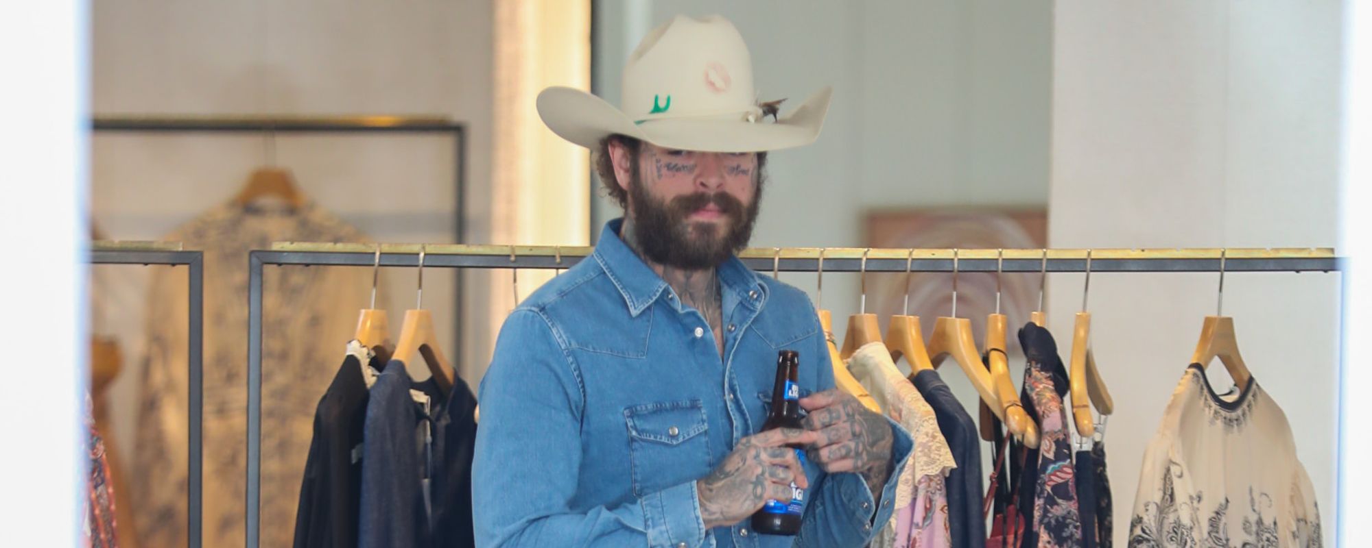 Post Malone Dressed up as Himself for Halloween—and No One Recognized Him