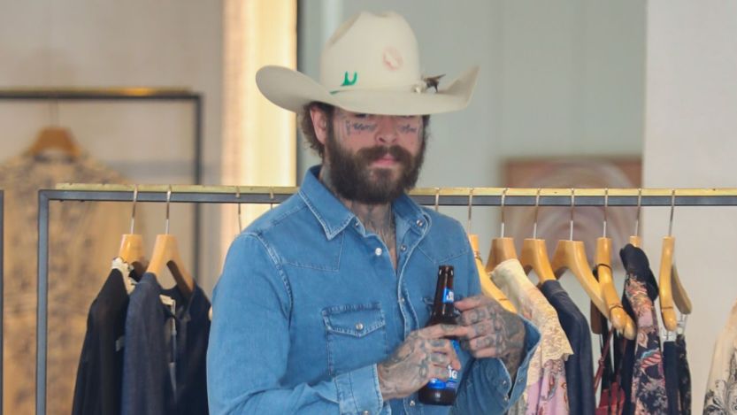 One Time Post Malone Dressed up as Himself for Halloween—and No One Recognized Him