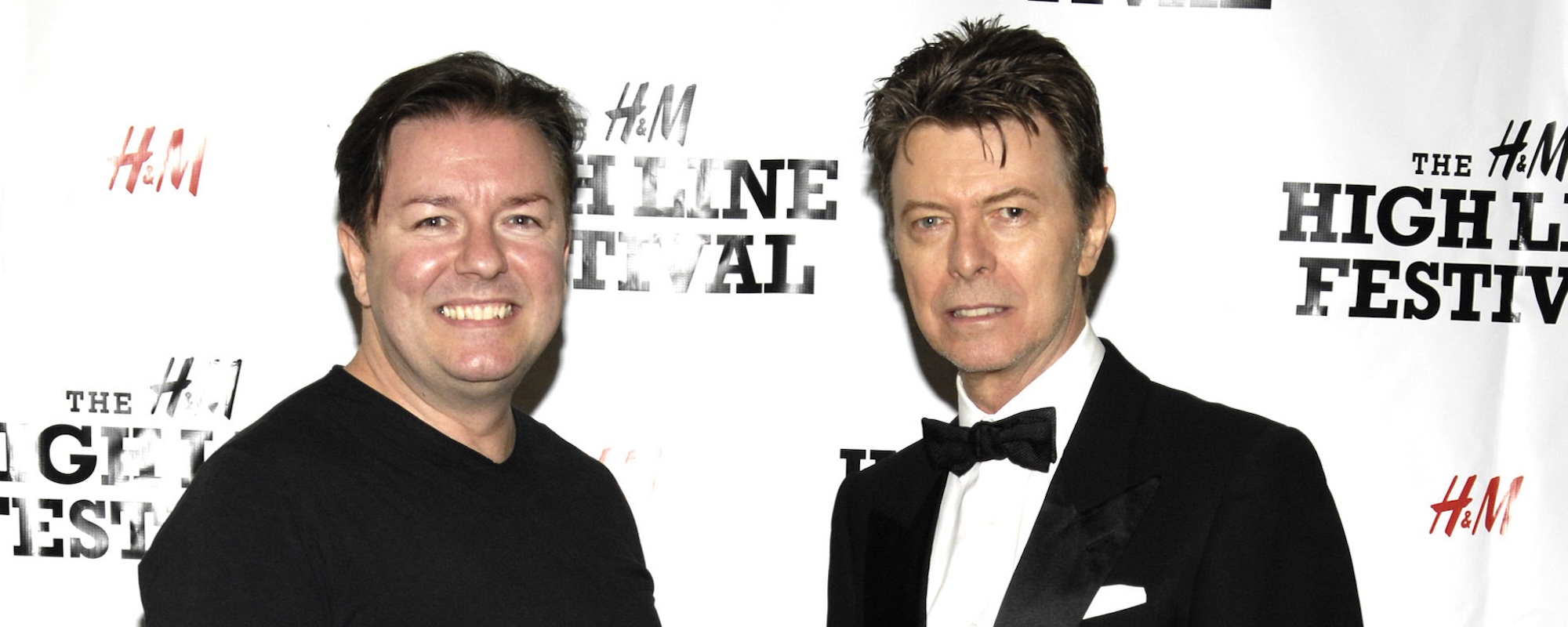 Remember When: Comedian Ricky Gervais Wrote a Song for David Bowie About a ‘Man Who Sold His Soul’