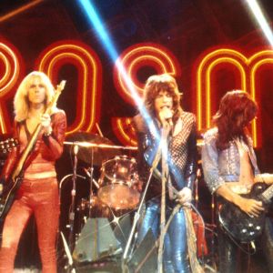Aerosmith performing