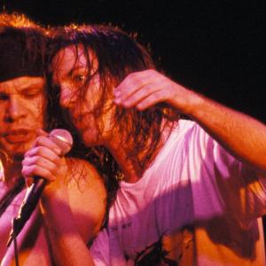 Pearl Jam performing