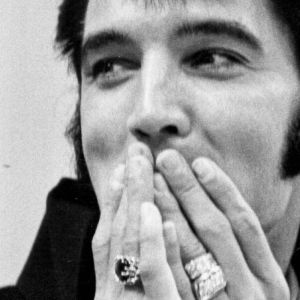 Elvis Presley giggling