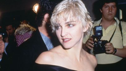 Madonna outside