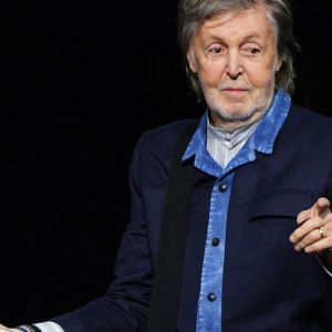 Paul McCartney performing