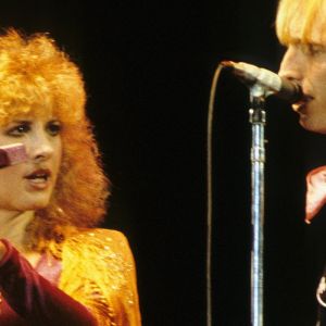 Stevie Nicks and Tom Petty performing