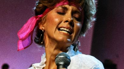 Olivia Newton-John performing