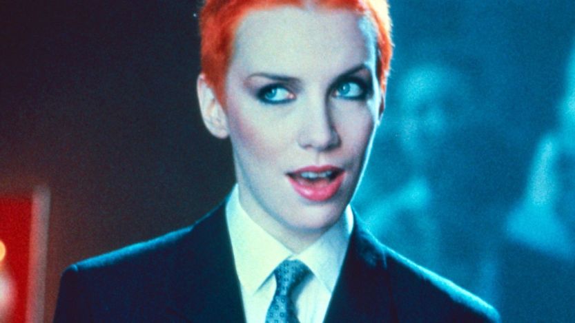 Annie Lennox of Eurythmics in "Sweet Dreams (Are Made of This)" music video