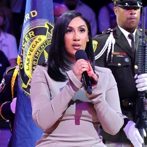 Queen Naija Takes Center Court With National Anthem at NBA Cup Final
