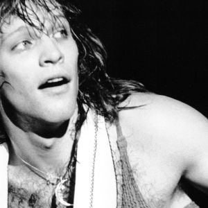 Jon Bon Jovi performing