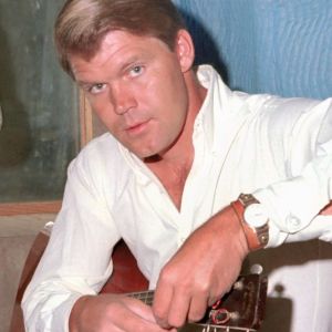Glen Campbell in the studio