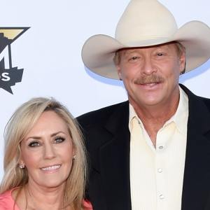 Alan Jackson and his wife, Denise