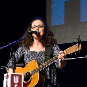 Sharon White performing with The Whites