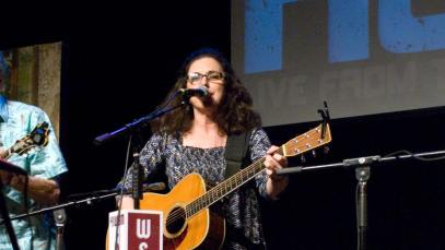 Sharon White performing with The Whites