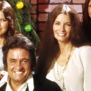 Johnny Cash and his family