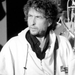 Bob Dylan performing