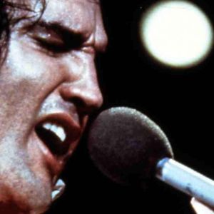 Elvis Presley performing