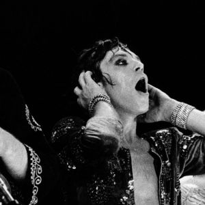 Bobby Keys performing with Mick Jagger and The Rolling Stones