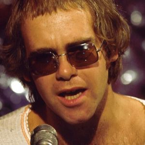Elton John performing in 1971
